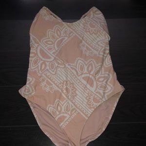 Pink One Piece Swimsuit